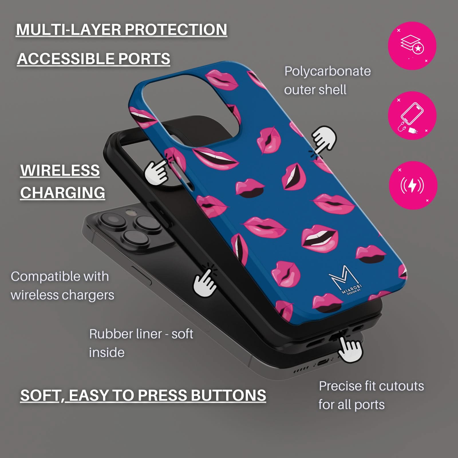Valentine's Lips Phone Case