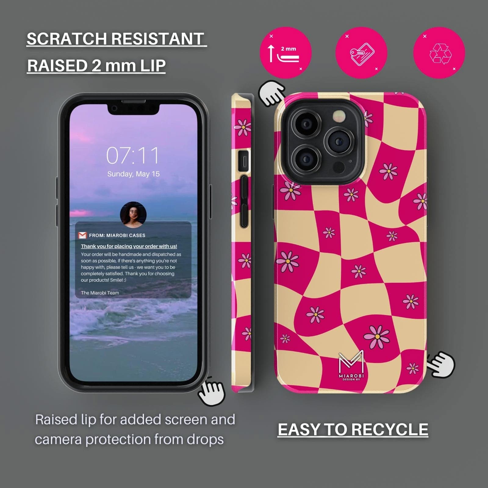 Blossom (Pink) Phone Case - Miarobi Design By
