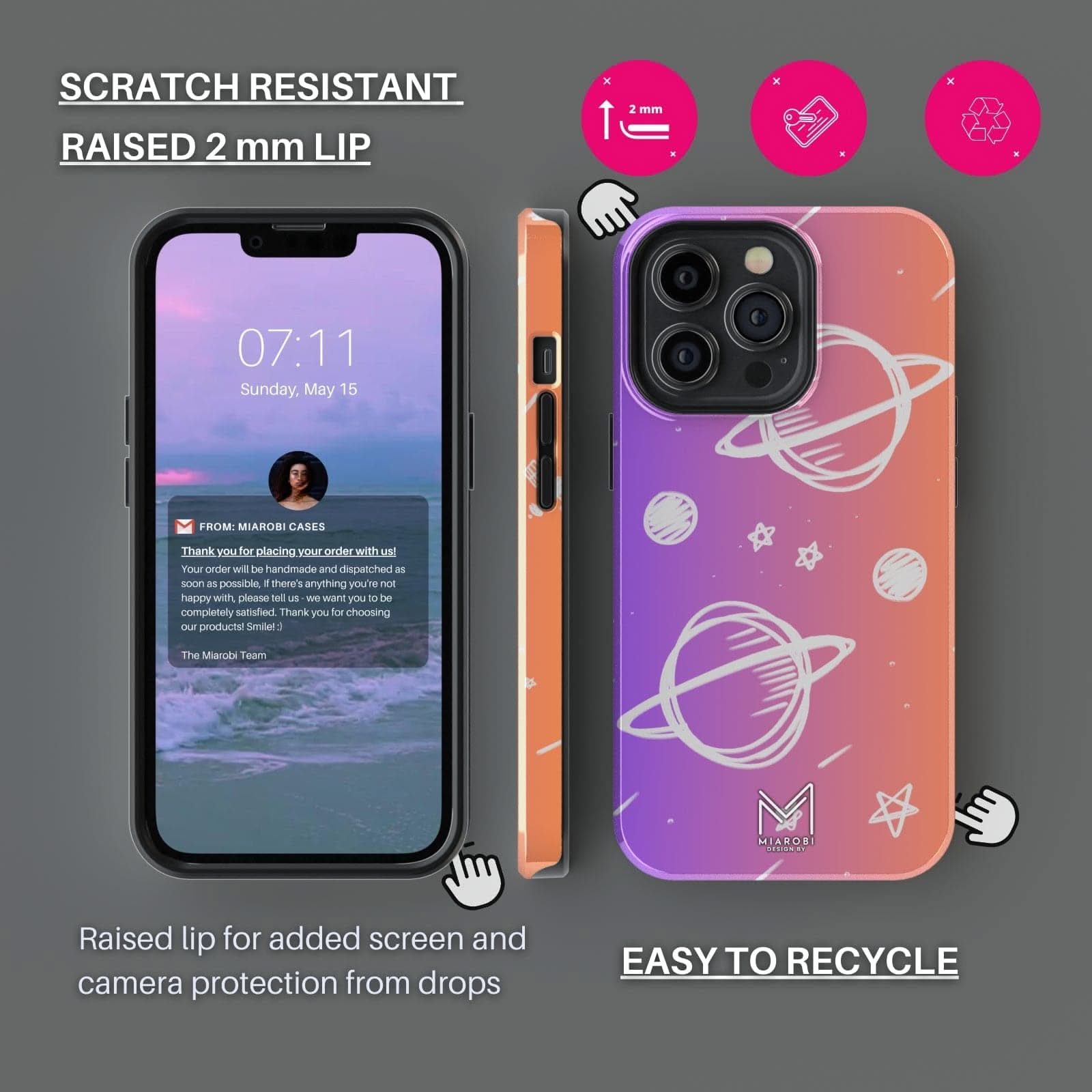 Cosmic Muse Phone Case - Miarobi Design By