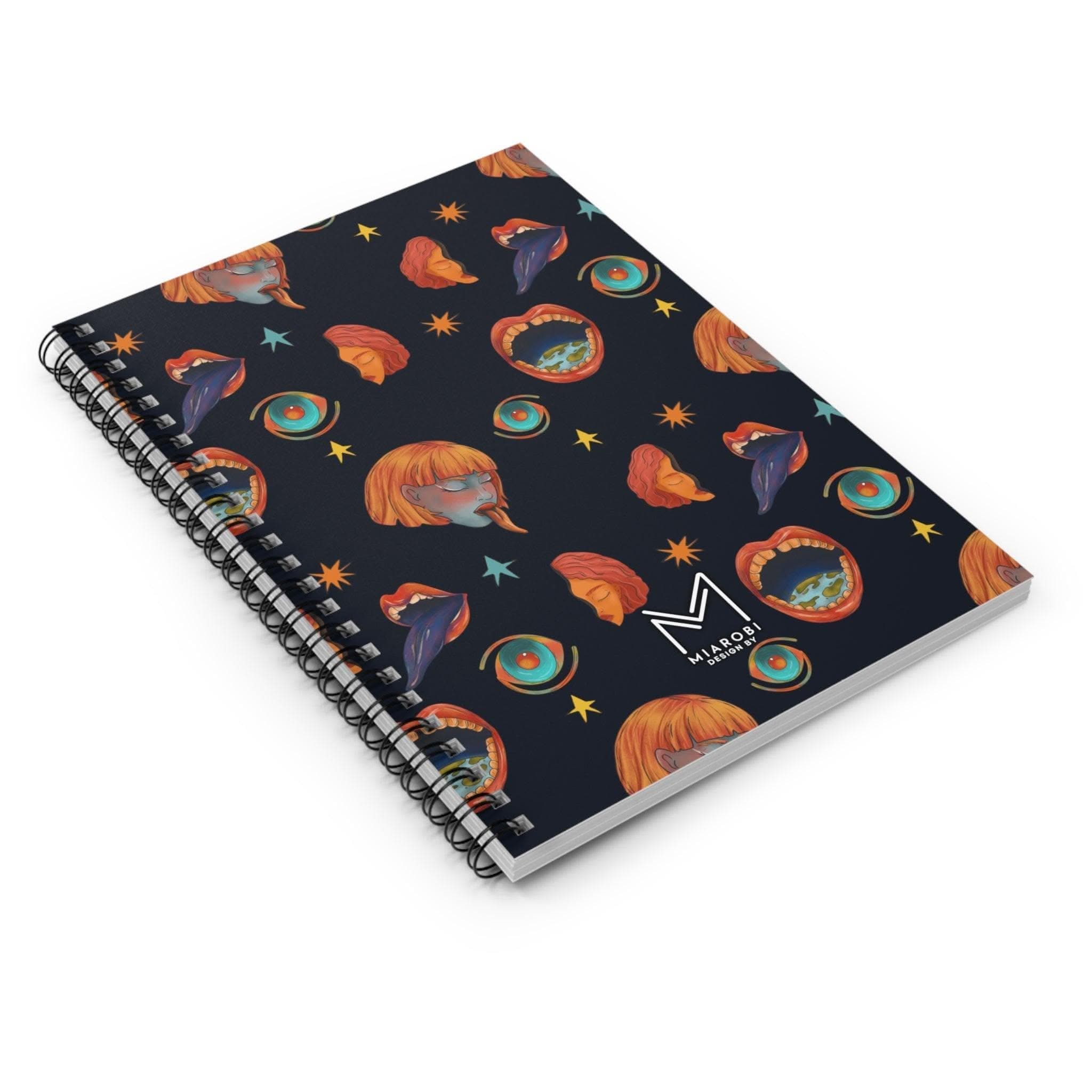 Eye Of The Universe Spiral Notebook - Miarobi Design By