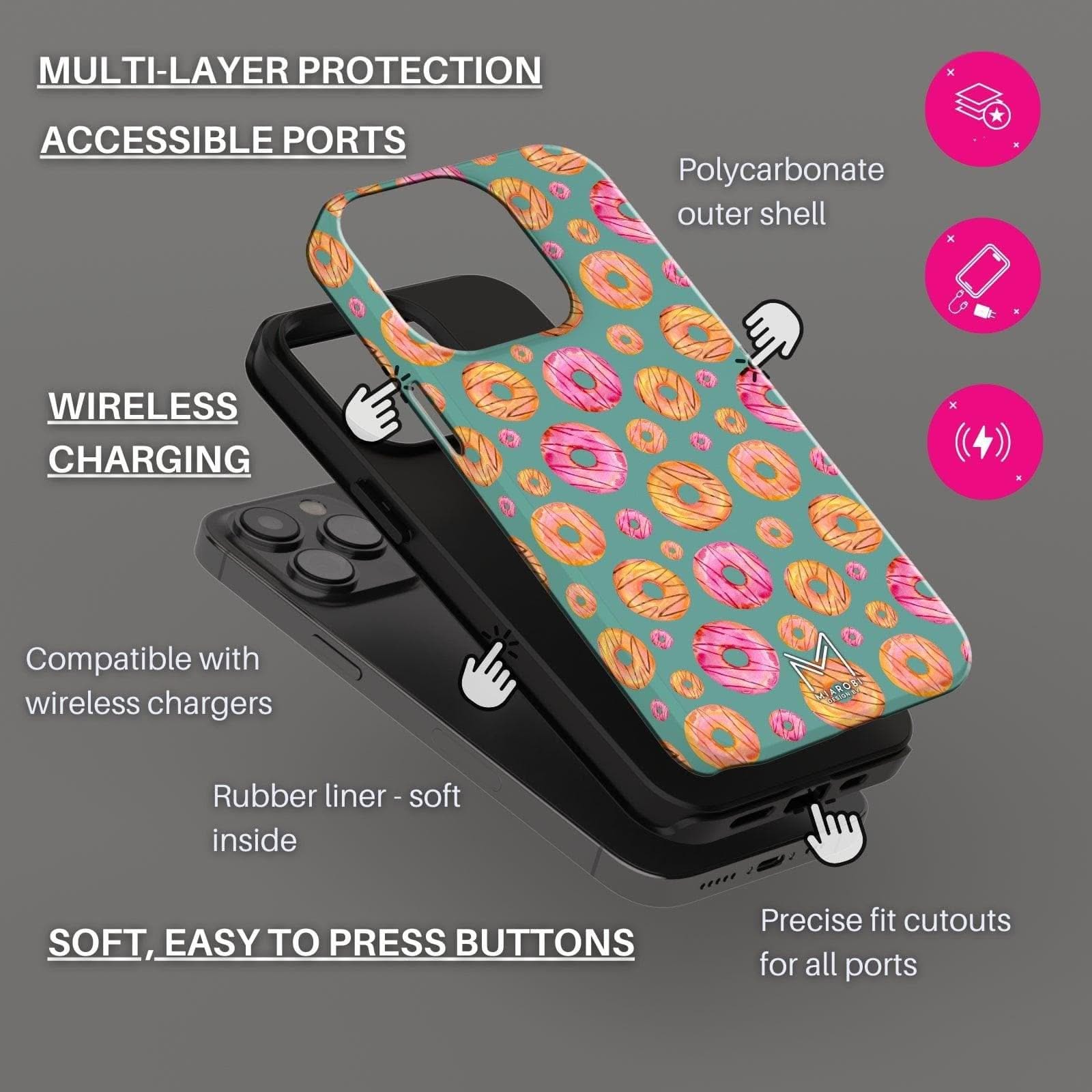 Fruity Frenzy Phone Case - Miarobi Design By