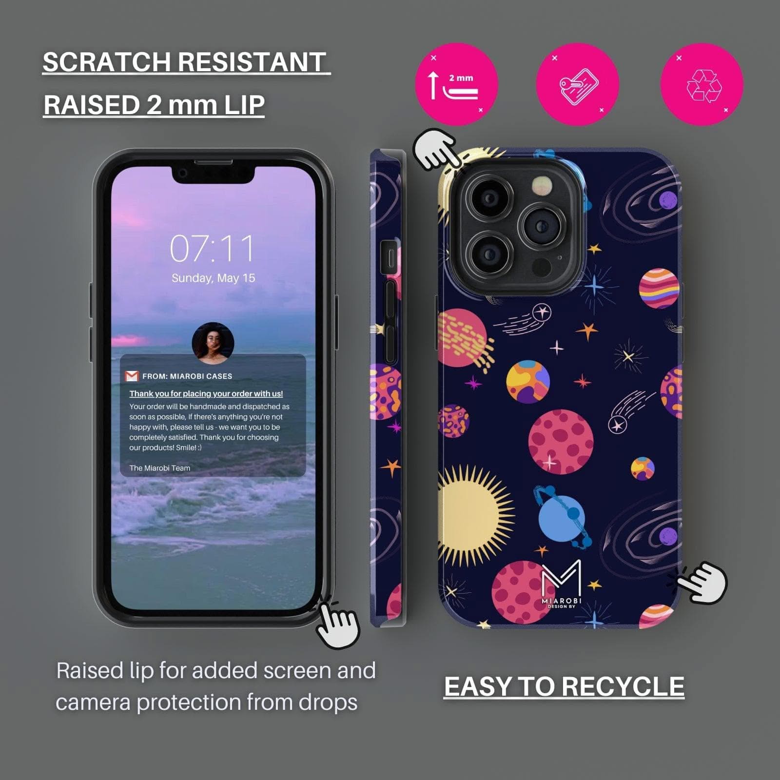 Midnight Gazzing Phone Case - Miarobi Design By