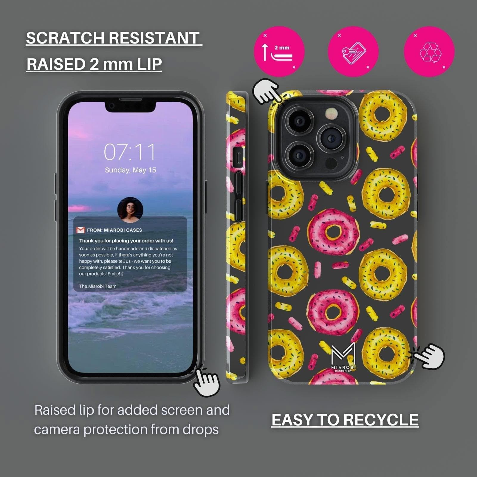Morning Donut Phone Case - Miarobi Design By