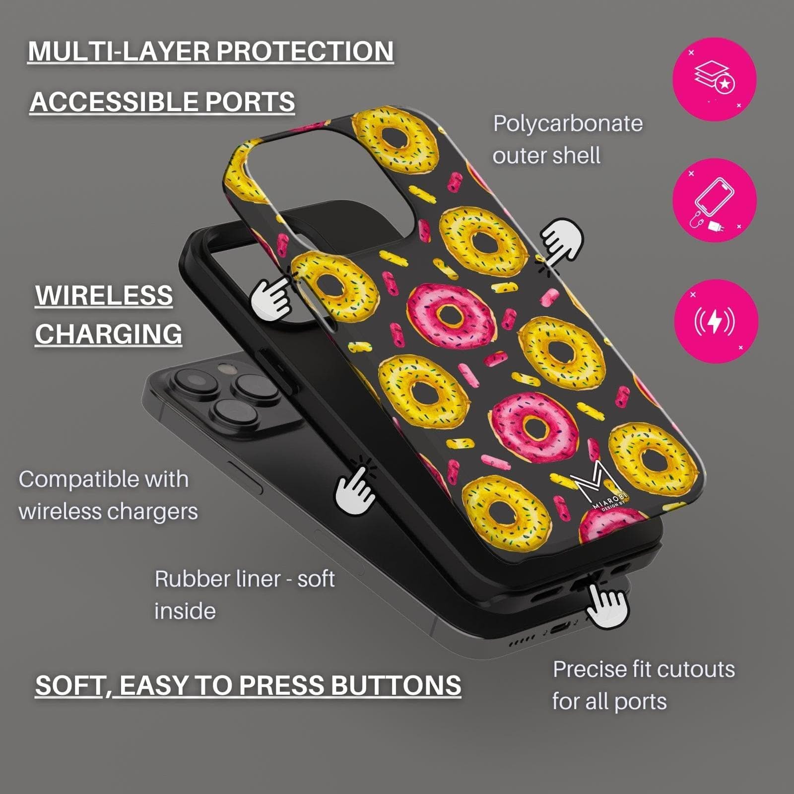 Morning Donut Phone Case - Miarobi Design By
