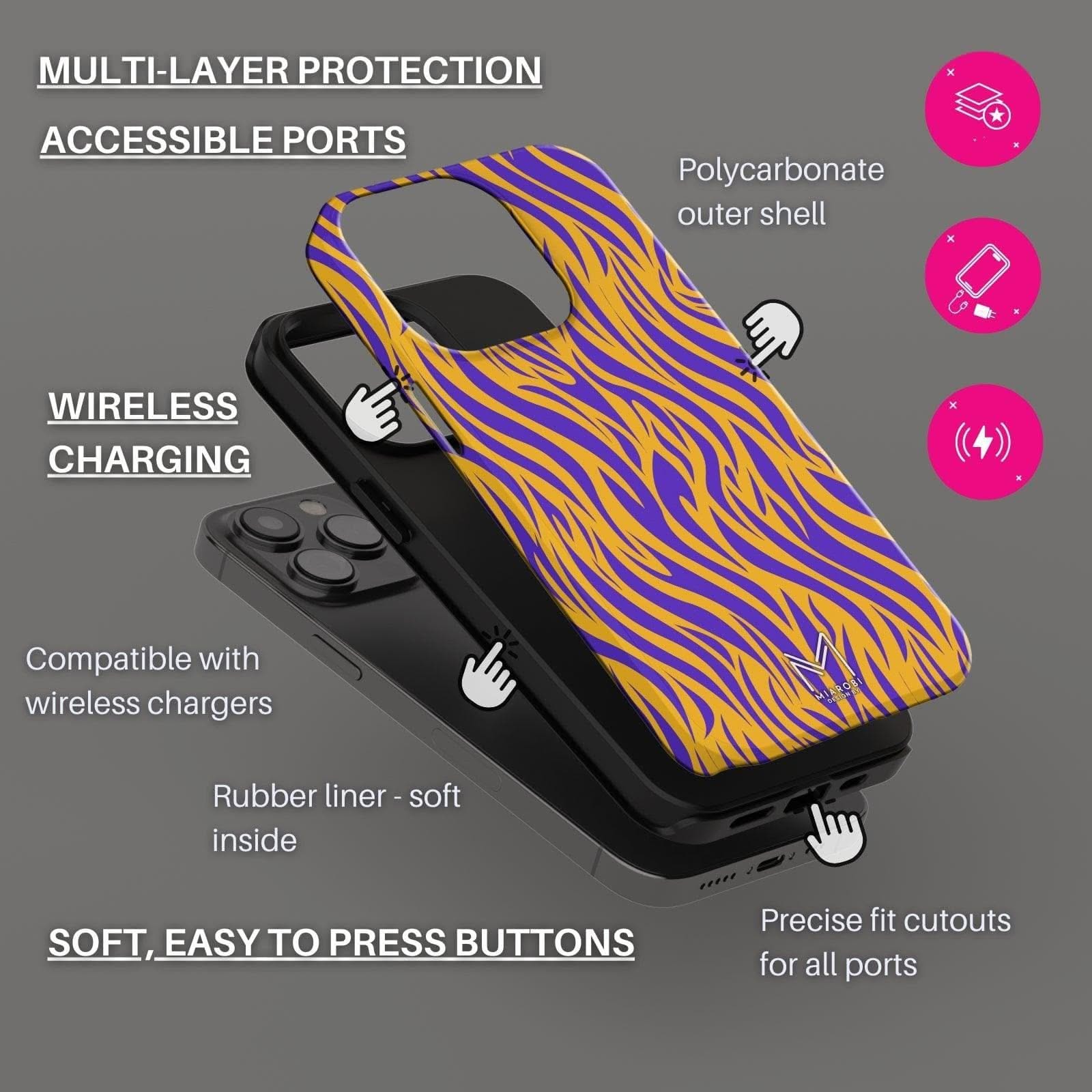 Natures Wonder Vibes Phone Case - Miarobi Design By