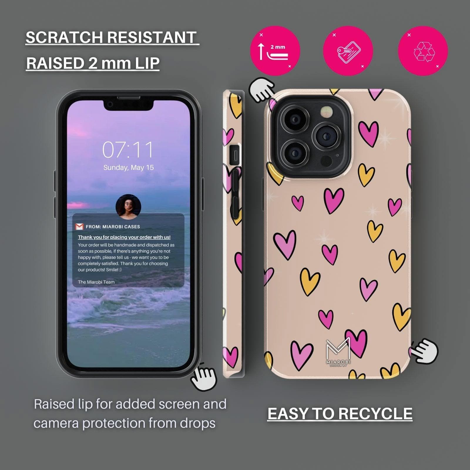Sweet Nude (Latte) Phone Case - Miarobi Design By