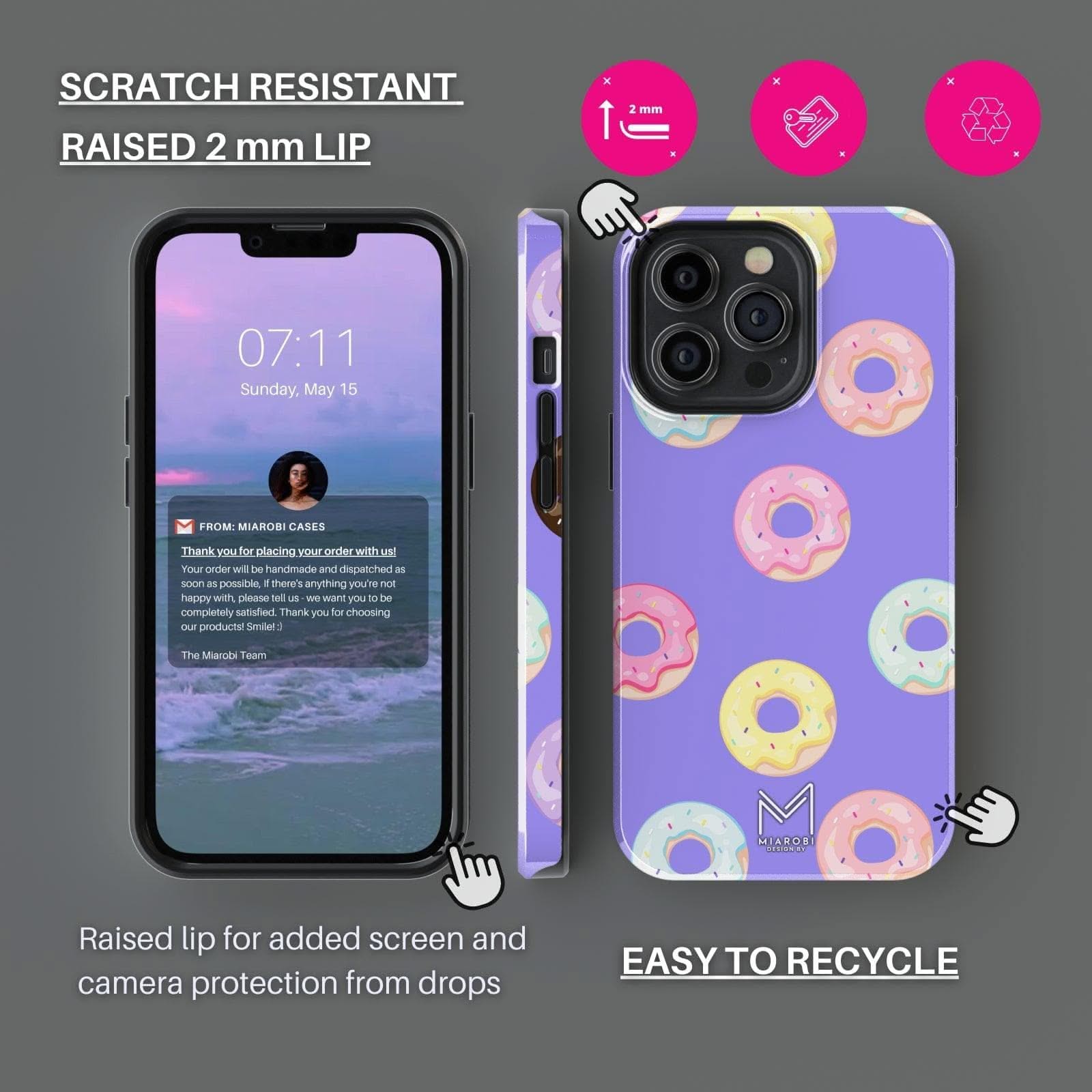 The Daily Donut Phone Case - Miarobi Design By